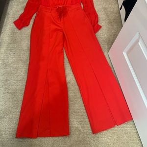Reddish orange Slacks